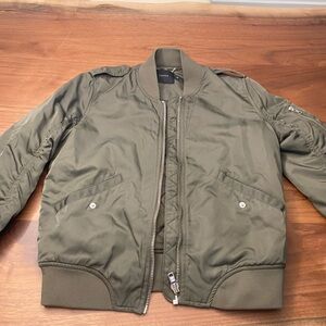 Talula army green bomber jacket size medium